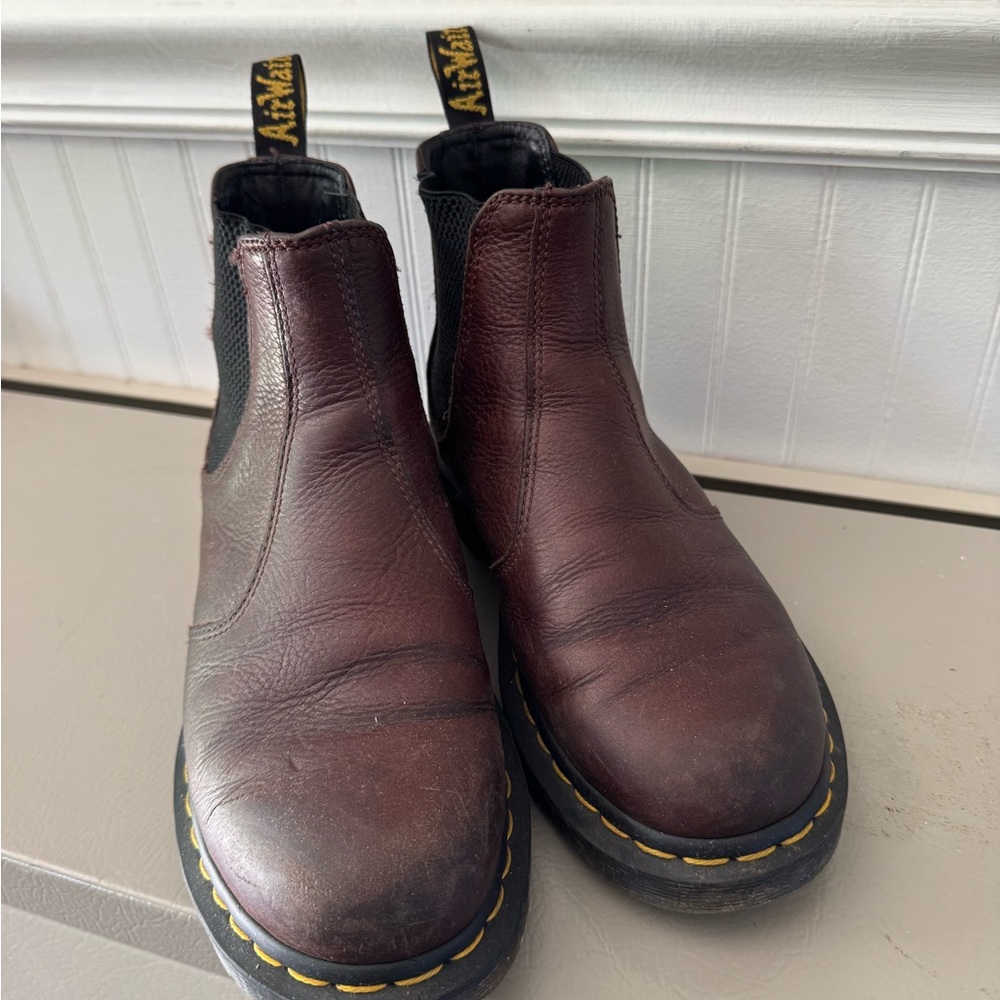 Dr. Martens Brown Leather Chelsea Boots